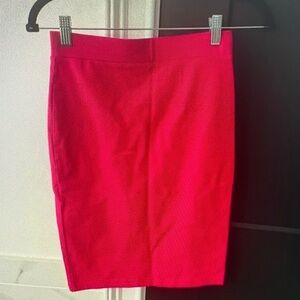 H&M Bright Pink Pencil Skirt